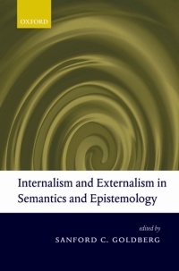 Imagen de portada: Internalism and Externalism in Semantics and Epistemology 1st edition 9780199275755