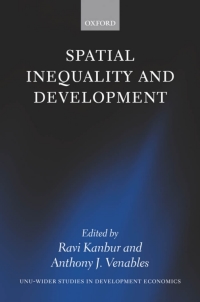 Titelbild: Spatial Inequality and Development 1st edition 9780199278633