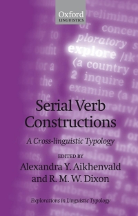 صورة الغلاف: Serial Verb Constructions 1st edition 9780199279159