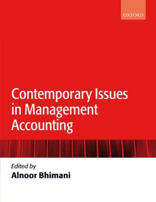 Cover image: Contemporary Issues in Management Accounting 1st edition 9780199283361