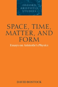 Cover image: Space, Time, Matter, and Form 9780199286867