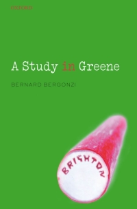 Cover image: A Study in Greene 9780199291021