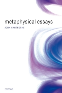 Imagen de portada: Metaphysical Essays 9780199291243