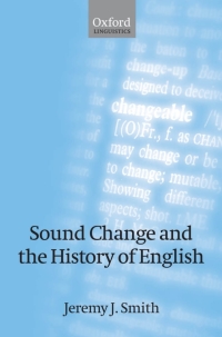 Imagen de portada: Sound Change and the History of English 9780199291953