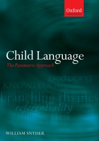 Cover image: Child Language 9780199296699