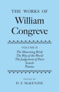 Cover image: The Works of William Congreve 9780199297474