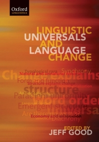 Cover image: Linguistic Universals and Language Change 1st edition 9780199298495