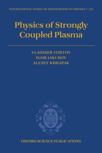 Imagen de portada: Physics of Strongly Coupled Plasma 9780199299805