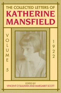 Cover image: The Collected Letters of Katherine Mansfield 1st edition 9780198183990