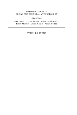 Omslagafbeelding: Steel to Stone 9780198233770