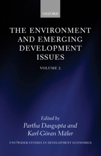 صورة الغلاف: The Environment and Emerging Development Issues: Volume 2 1st edition 9780199240708