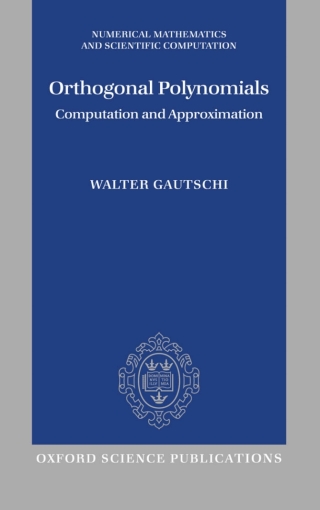 Cover image: Orthogonal Polynomials 9780198506720