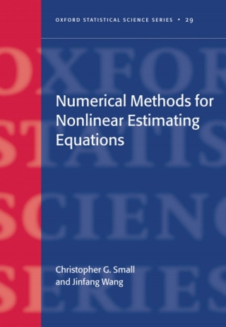 Imagen de portada: Numerical Methods for Nonlinear Estimating Equations 9780198506881