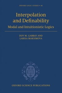 Cover image: Interpolation and Definability 9780198511748