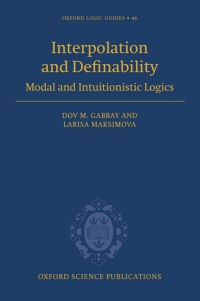 صورة الغلاف: Interpolation and Definability 9780198511748