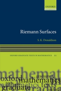Cover image: Riemann Surfaces 9780198526391