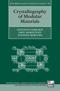 Imagen de portada: Crystallography of Modular Materials 9780199545698