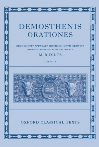 Imagen de portada: Demosthenis Orationes IV 1st edition 9780198721710