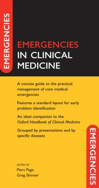 Omslagafbeelding: Emergencies in Clinical Medicine 1st edition