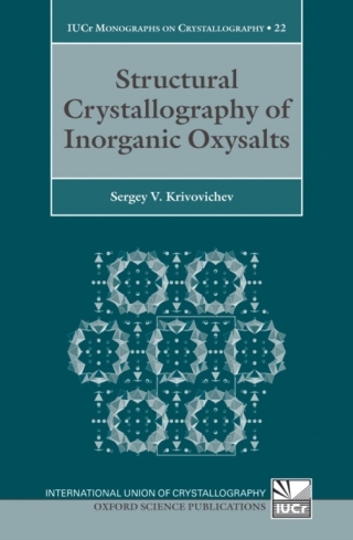 Imagen de portada: Structural Crystallography of Inorganic Oxysalts 9780199213207
