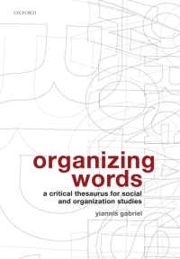 Immagine di copertina: Organizing Words 9780199213214