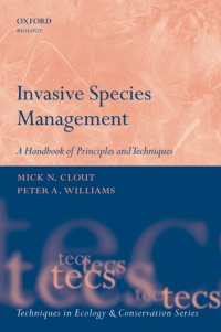 Cover image: Invasive Species Management 1st edition 9780199216338