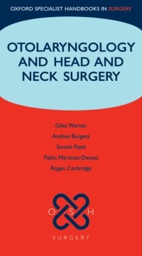 Imagen de portada: Otolaryngology and Head and Neck Surgery 9780199230228