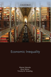 Cover image: The Oxford Handbook of Economic Inequality 1st edition 9780199606061