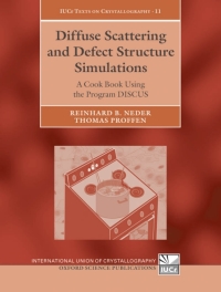 Cover image: Diffuse Scattering and Defect Structure Simulations 9780199233694