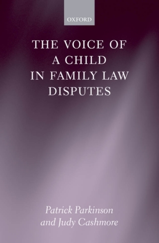 Immagine di copertina: The Voice of a Child in Family Law Disputes 9780199237791