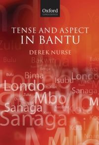 Imagen de portada: Tense and Aspect in Bantu 9780199239290