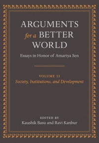 Cover image: Arguments for a Better World: Essays in Honor of Amartya Sen 1st edition 9780199239979