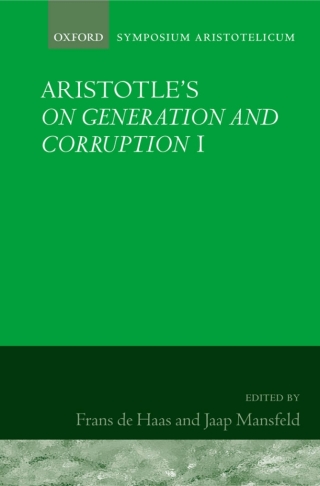 表紙画像: Aristotle's On Generation and Corruption I Book 1 1st edition 9780199242924