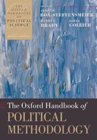 Cover image: The Oxford Handbook of Political Methodology 1st edition 9780199585564