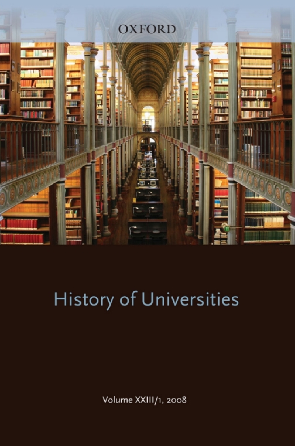 History of Universities Volume XXIII/1 1st Edition