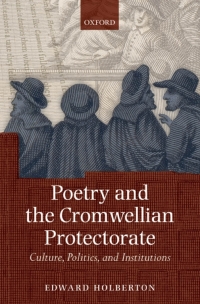 Cover image: Poetry and the Cromwellian Protectorate 9780199544585