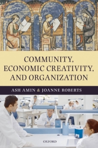 Cover image: Community, Economic Creativity, and Organization 1st edition 9780199545490