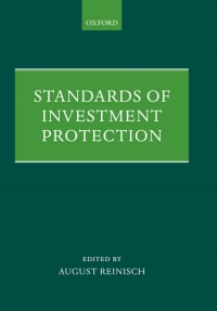 Cover image: Standards of Investment Protection 1st edition 9780199547432