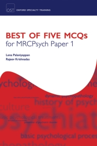 Cover image: Best of Five MCQs for MRCPsych Paper 1 9780199550777