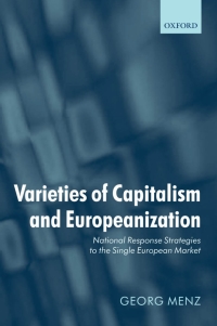 Cover image: Varieties of Capitalism and Europeanization 9780199551033