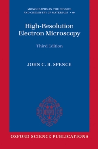 Cover image: High-Resolution Electron Microscopy 3rd edition 9780199552757