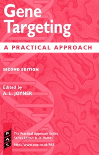 Cover image: Gene Targeting 2nd edition 9780199637928