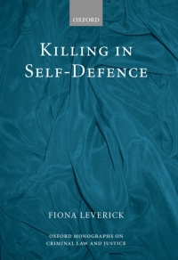 Imagen de portada: Killing in Self-Defence 9780199283460