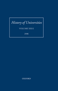 Omslagafbeelding: History of Universities 1st edition 9780199206858