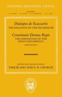 Titelbild: Dialogus de Scaccario, and Constitutio Domus Regis 1st edition 9780199258611