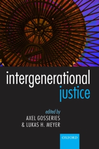 Immagine di copertina: Intergenerational Justice 1st edition 9780199282951