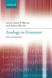 Cover image: Analogy in Grammar 1st edition 9780199547548