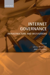 Cover image: Internet Governance 1st edition 9780199561131