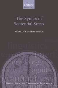 Cover image: The Syntax of Sentential Stress 9780199219230