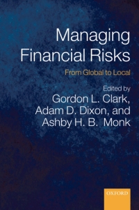 Cover image: Managing Financial Risks 1st edition 9780199557431